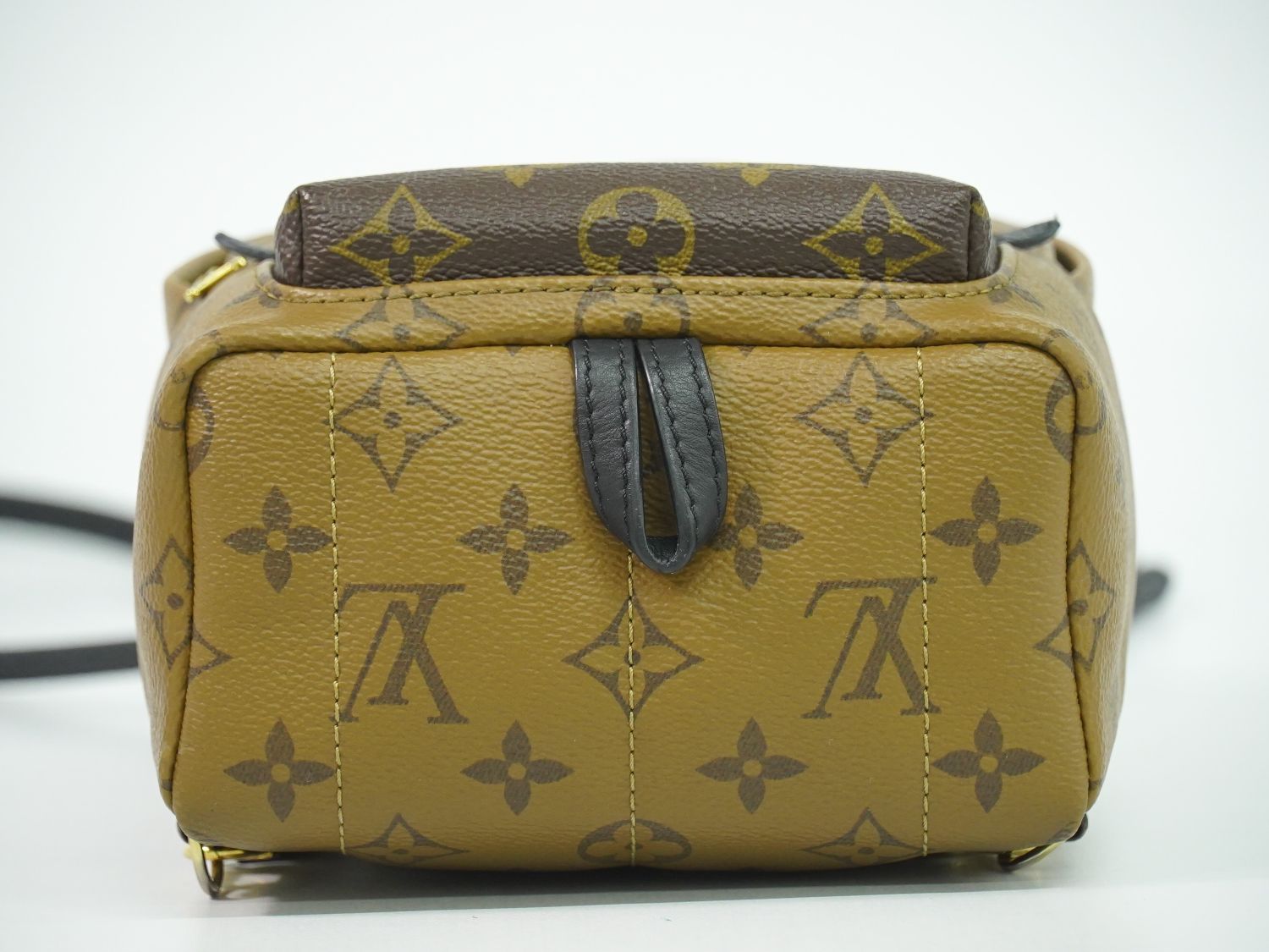 Louis Vuitton LV Palm Springs Mini Monogram Reverse Backpack Sac Light Brown — view 3