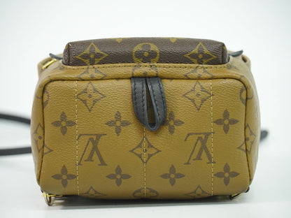 Louis Vuitton LV Palm Springs Mini Monogram Reverse Backpack Sac Light Brown — view 3