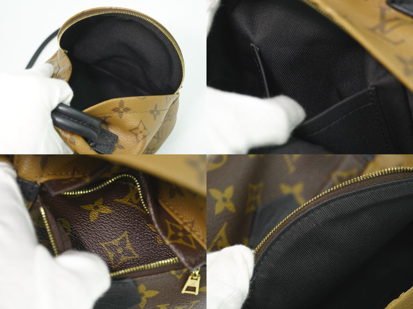 Louis Vuitton LV Palm Springs Mini Monogram Reverse Backpack Sac Light Brown — view 8