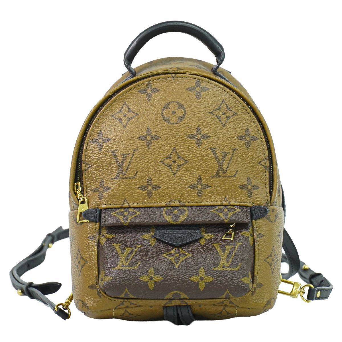 Louis Vuitton LV Palm Springs Mini Monogram Reverse Backpack Sac Light Brown