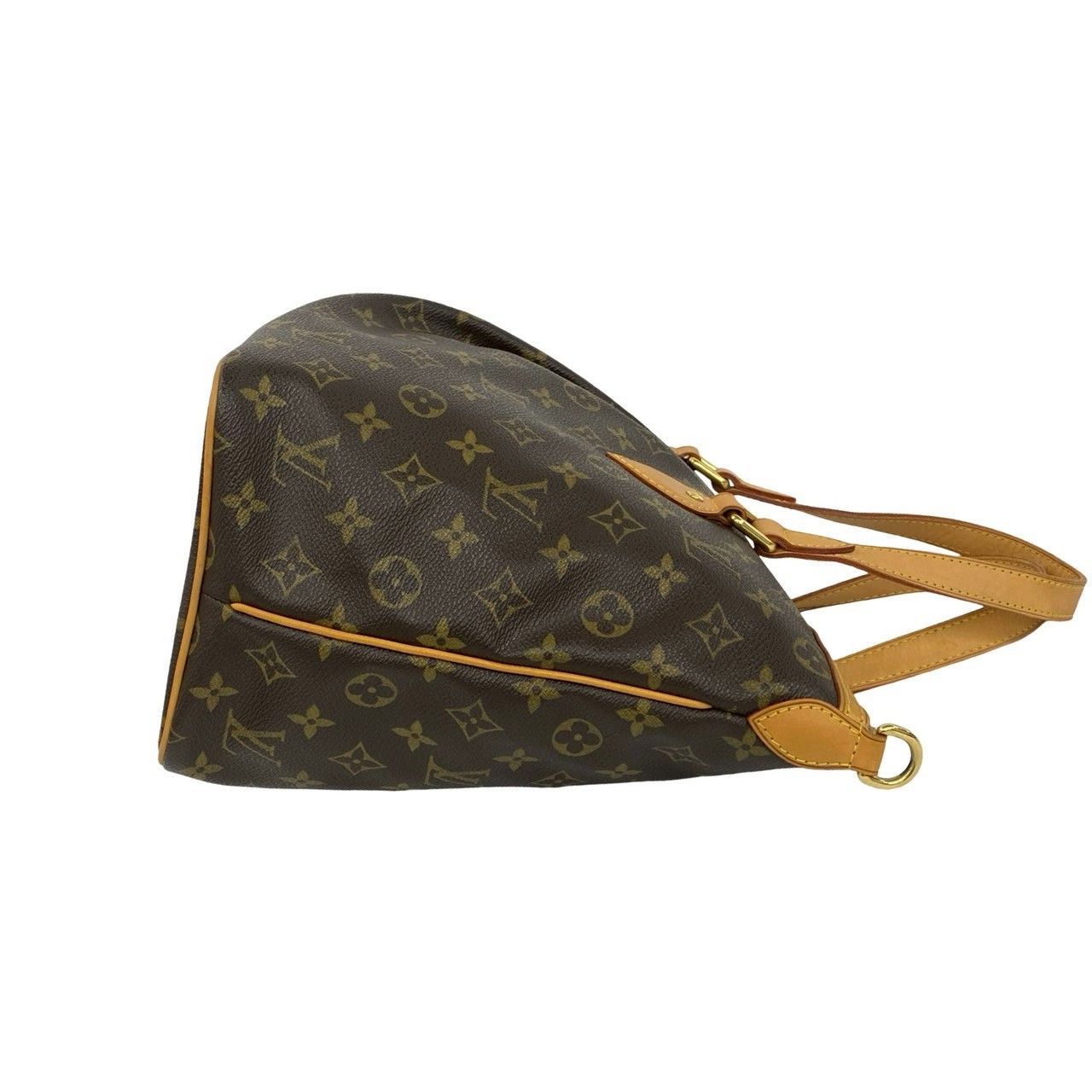 Louis Vuitton Palermo PM Monogram Leather 2-Way Shoulder Bag Tote Brown — view 6