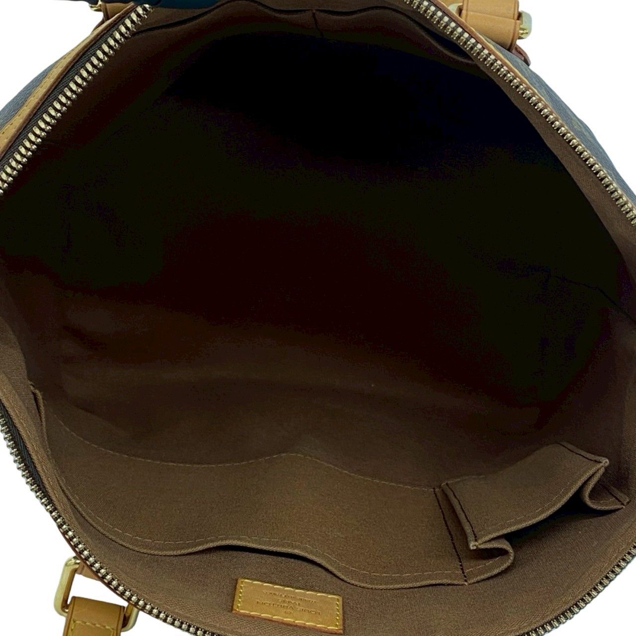 Louis Vuitton Palermo PM Monogram Leather 2-Way Shoulder Bag Tote Brown — view 9
