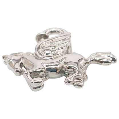 Hermes Cadena Pegasus Limited Bag Charm Vintage Horse Silver — view 8