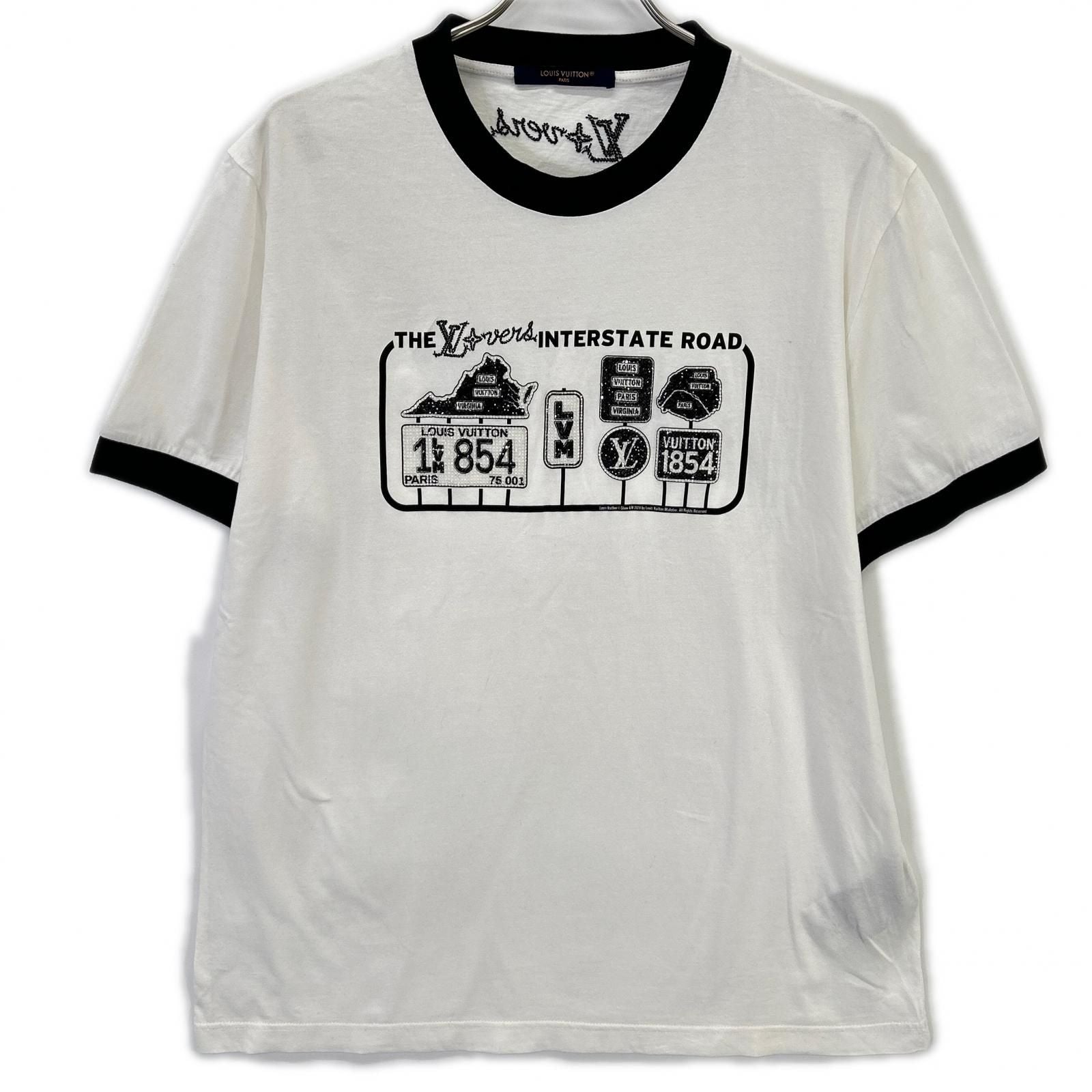 Louis Vuitton Embellished Cotton T-Shirt XL