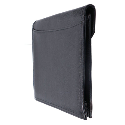 Saint Laurent Yves Vintage Logo Plate Leather Clutch — view 2