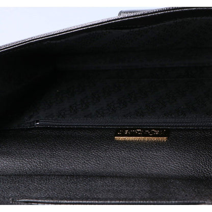 Saint Laurent Yves Vintage Logo Plate Leather Clutch — view 7