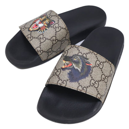 Gucci GG Supreme Angry Cat Slide Sandals 34