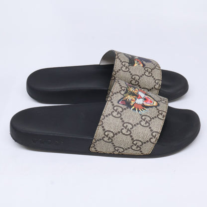 Gucci GG Supreme Angry Cat Slide Sandals 34 — view 5