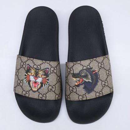 Gucci GG Supreme Angry Cat Slide Sandals 34 — view 6