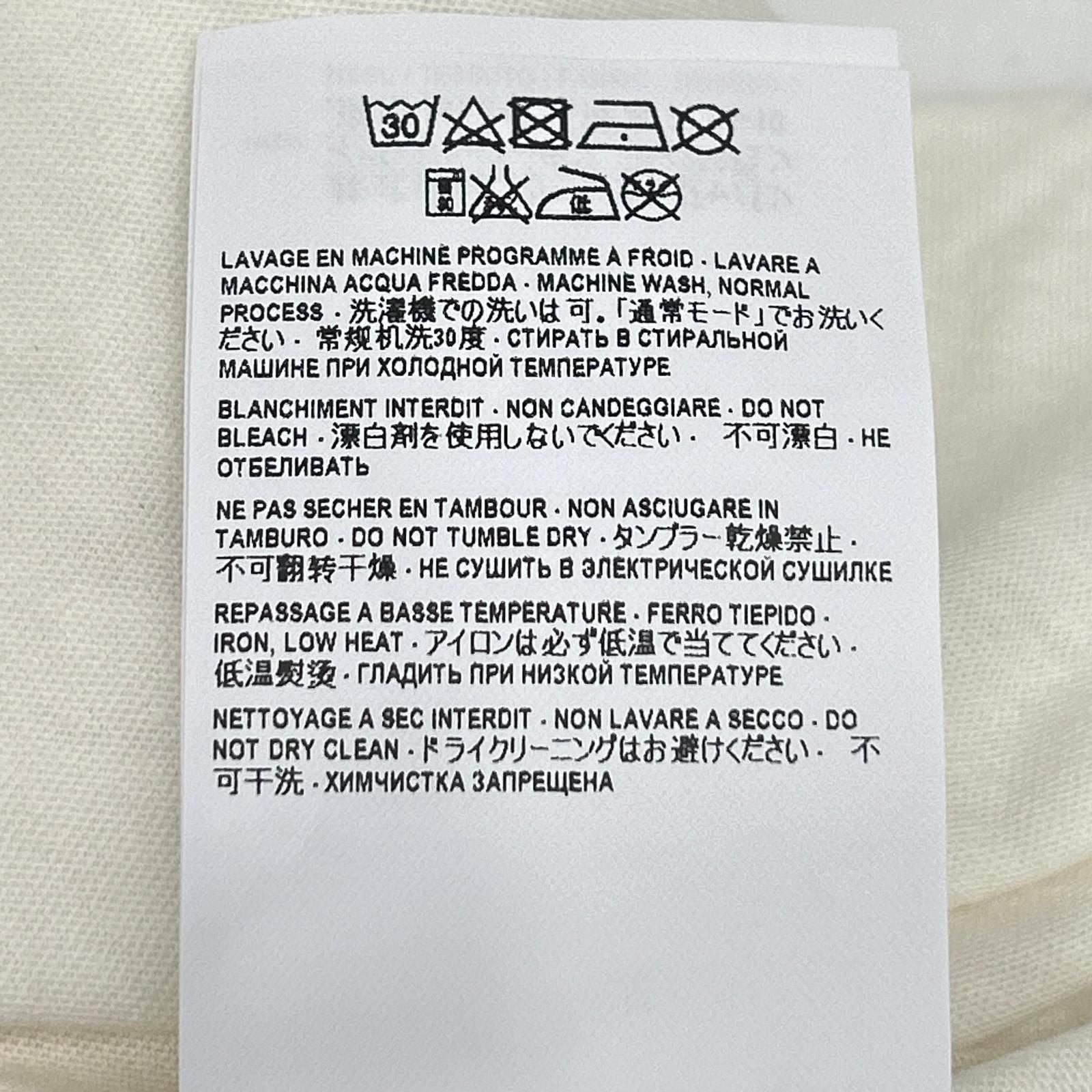 Saint Laurent Paris Hedi Slimane Era University Print Ringer T-Shirt — view 4