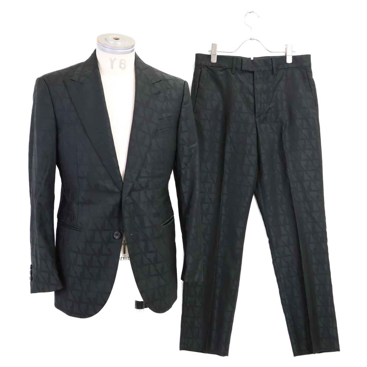 Louis Vuitton Logo All Pattern Wool Single Jacket