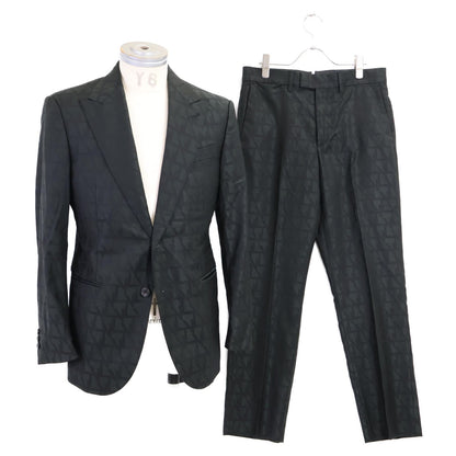 Louis Vuitton Logo All Pattern Wool Single Jacket