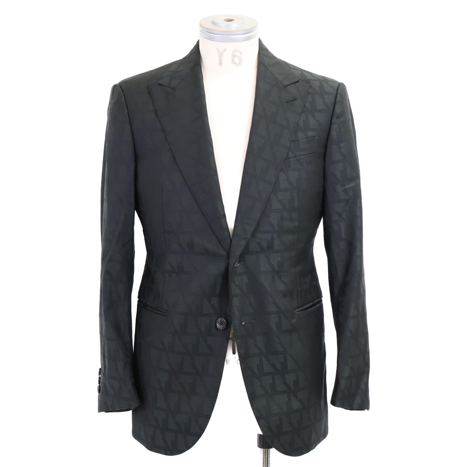Louis Vuitton Logo All Pattern Wool Single Jacket — view 2