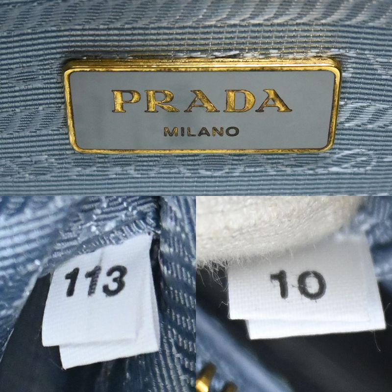 Prada Handbag Blue — view 8