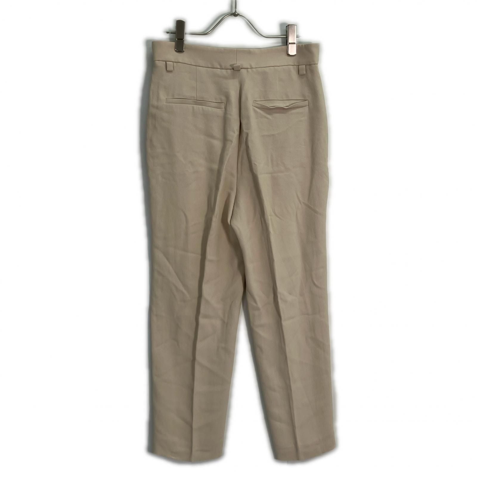 Brunello Cucinelli Ivory Silk Pants 42 — view 2