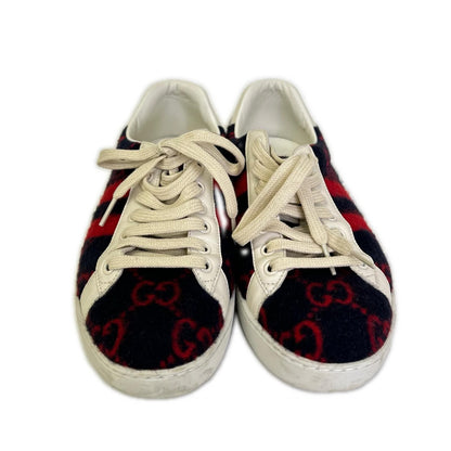 Gucci GG Wool Low Cut Sneakers 6.5 — view 5