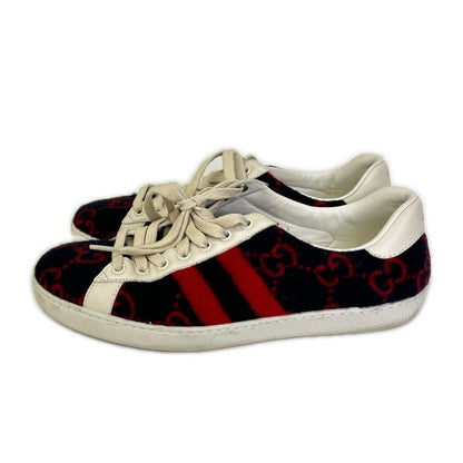 Gucci GG Wool Low Cut Sneakers 6.5 — view 2