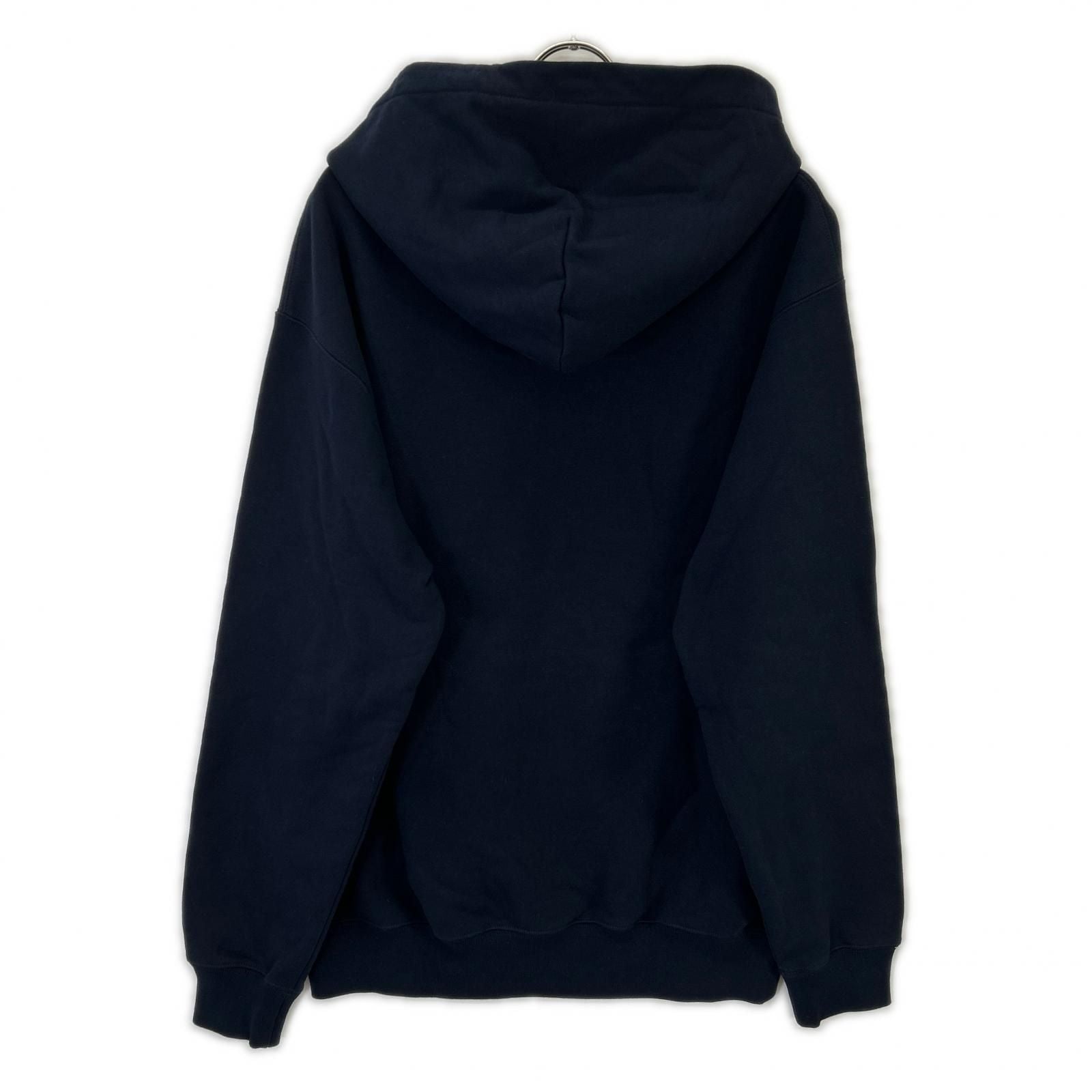 Gucci Navy Script Logo Sweatshirt Hoodie — view 2