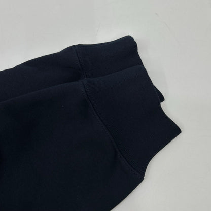 Gucci Navy Script Logo Sweatshirt Hoodie — view 9
