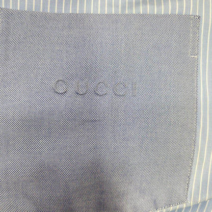 Gucci Blue Striped Long Sleeve Shirt 48 — view 9