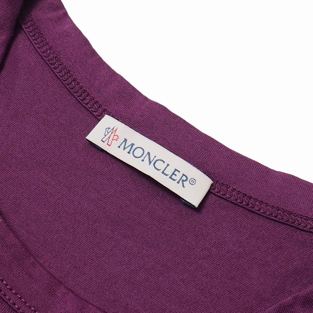 Moncler Short Sleeve T-Shirt S Logo Patch Crew — view 5