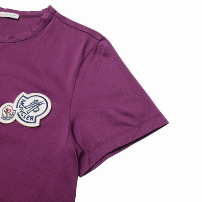 Moncler Short Sleeve T-Shirt S Logo Patch Crew — view 3