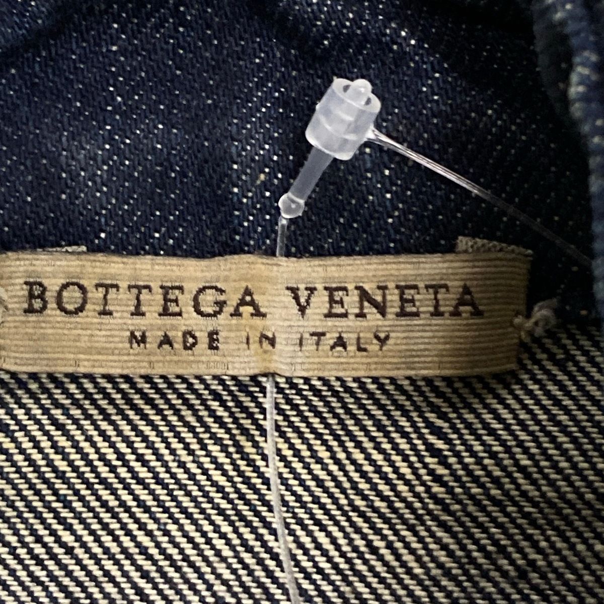 Bottega Veneta Gjansize DA Navy Long Sleeve Denim Damper Zigzag Spring Fall — view 3