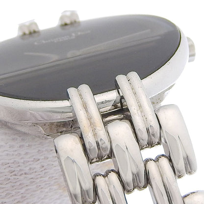 Dior Bakira Stainless Steel Silver Quartz Analog Display Black Dial Watch — view 8