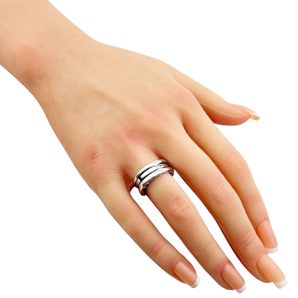 Bvlgari B-zero One Band Ring 18k White Gold — view 2