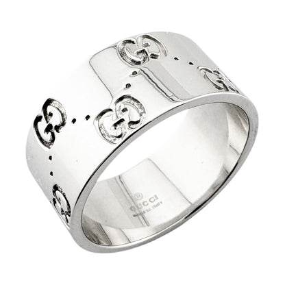 Gucci Icon Ring 18k White Gold