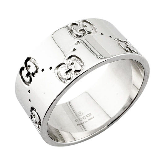 Gucci Icon Ring 18k White Gold
