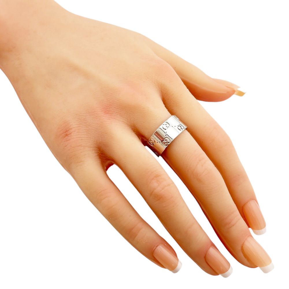 Gucci Icon Ring 18k White Gold — view 2