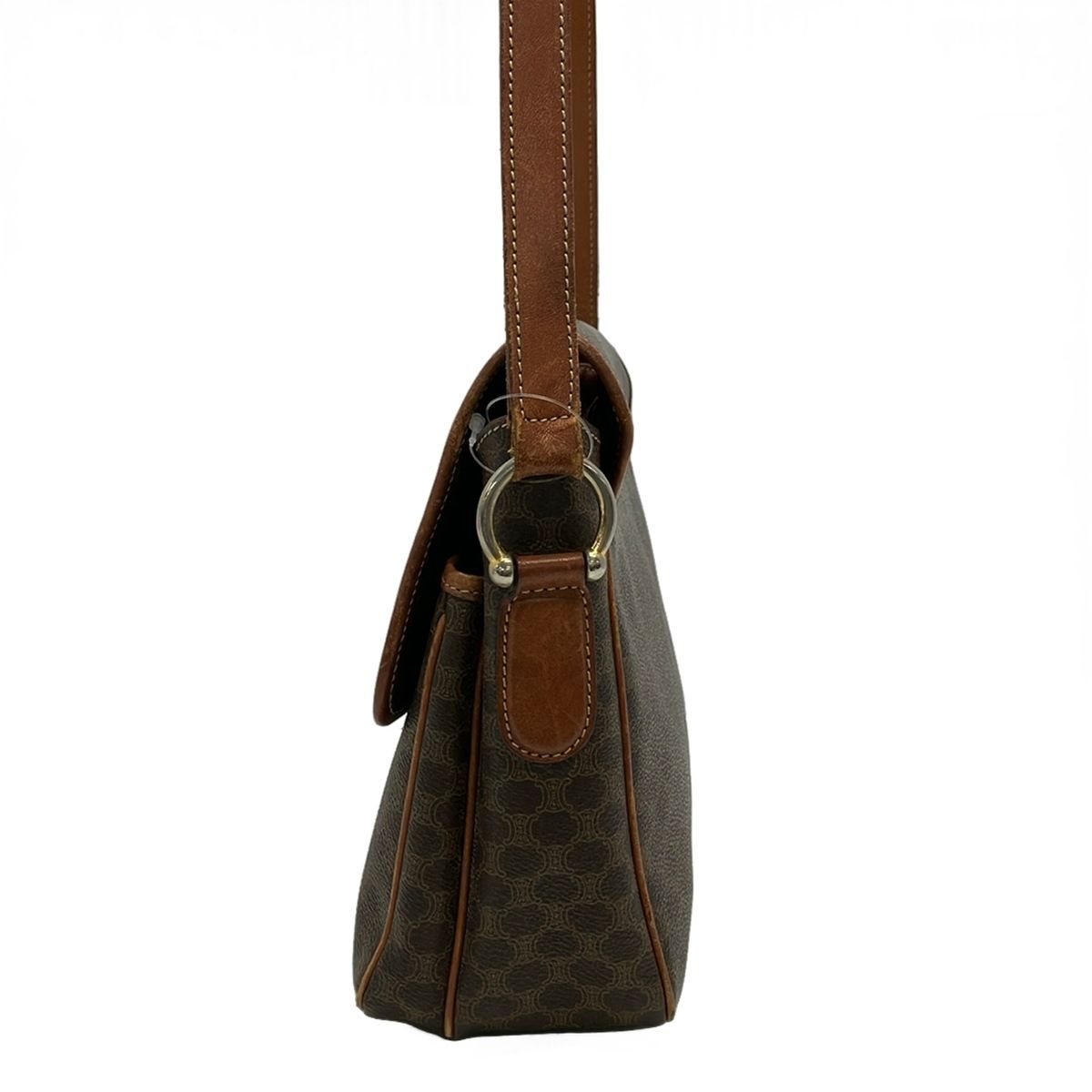 Celine Shoulder Bag Macadamia Brown Leather — view 4
