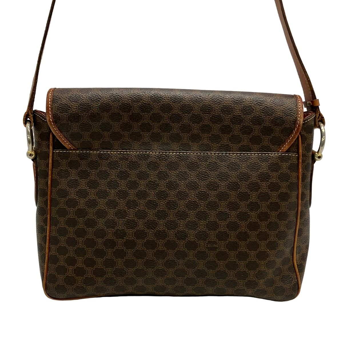 Celine Shoulder Bag Macadamia Brown Leather — view 3