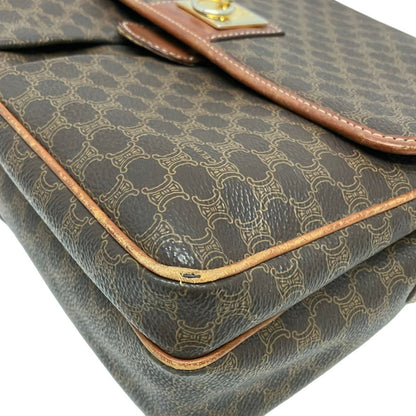 Celine Shoulder Bag Macadamia Brown Leather — view 6