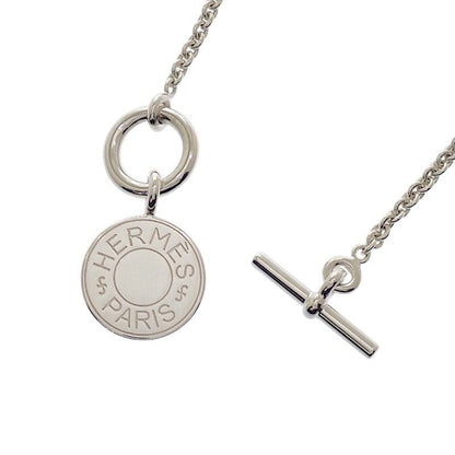 Hermes Amulet Exlibris Necklace 925 Sterling Silver — view 4