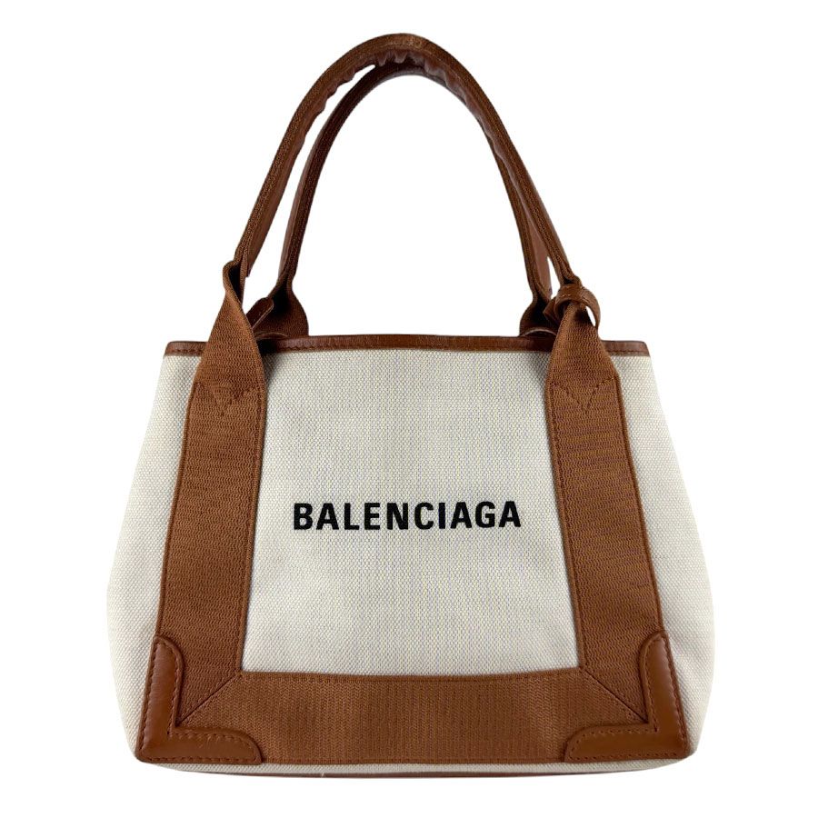 Balenciaga Shoulder Bag Navy Cabas XS