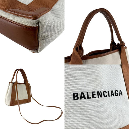 Balenciaga Shoulder Bag Navy Cabas XS — view 9