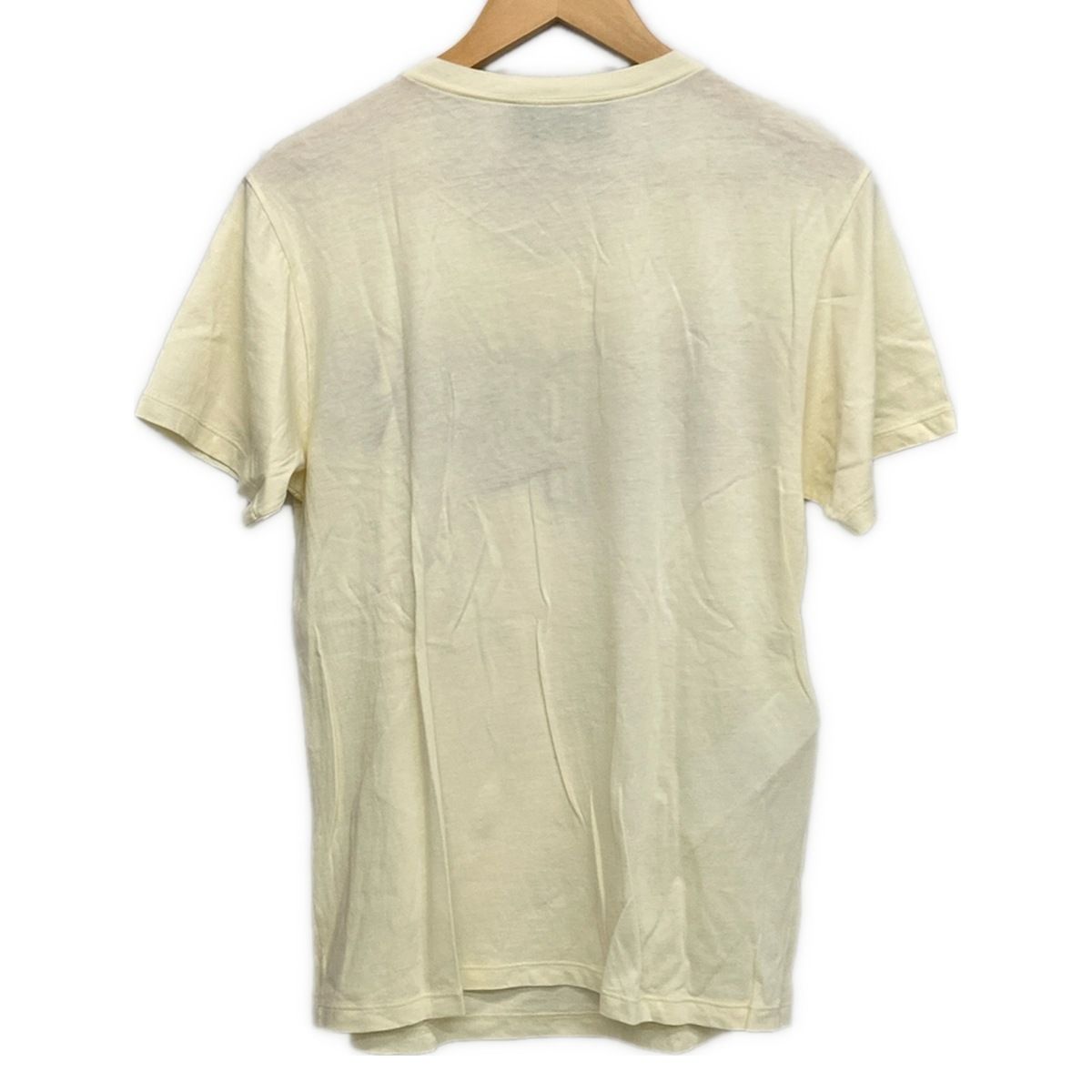 Gucci Short Sleeve T-Shirt XS Ivory Light Pink Multi Crew Neck Embroidery — view 2