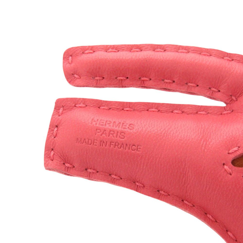 Hermes Loulou Agno Milo Rose Azalea Pain D'epis Purple Bag Charm — view 4
