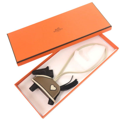 Hermes Robeochle PM Agno Milo Veau Swift Black Bag Charm — view 2