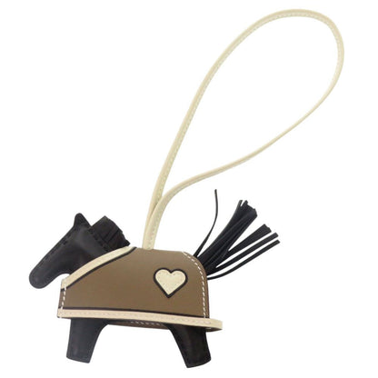 Hermes Robeochle PM Agno Milo Veau Swift Black Bag Charm