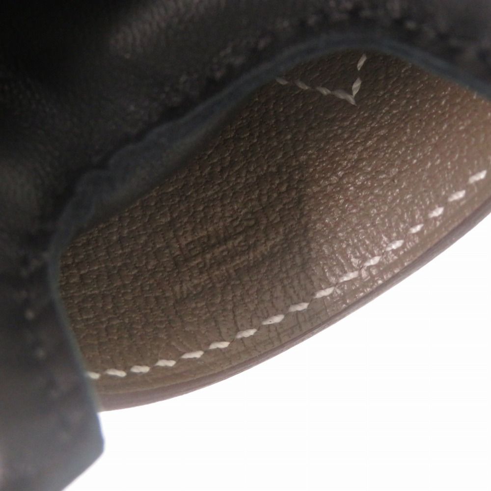 Hermes Robeochle PM Agno Milo Veau Swift Black Bag Charm — view 4