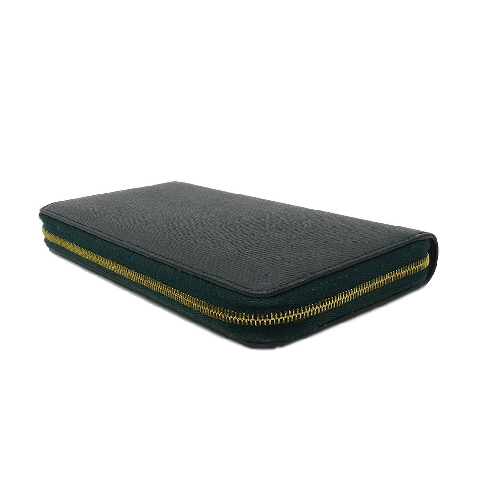 Celine Wallet Leather Moss Green Zip Around Simple — view 4