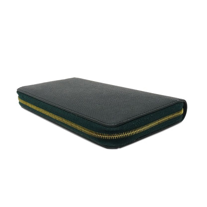 Celine Wallet Leather Moss Green Zip Around Simple — view 4