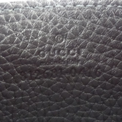 Gucci Card Case Jumbo GG Maxi Leather Black Compact — view 5