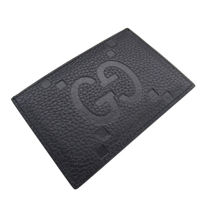 Gucci Card Case Jumbo GG Maxi Leather Black Compact — view 6
