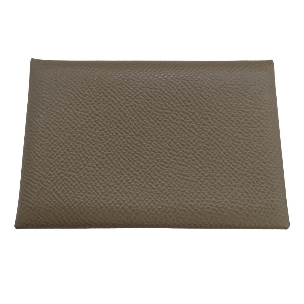 Hermes Card Case Calvi Veau Epsom Top Business Holder Simple — view 2