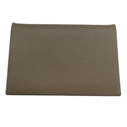 Hermes Card Case Calvi Veau Epsom Top Business Holder Simple