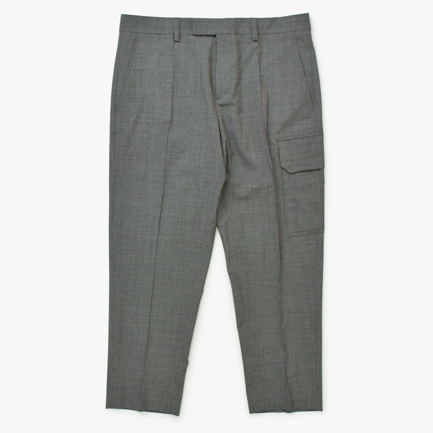 Dior Couture Trousers 52 Wool Gray Pants